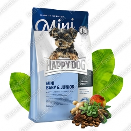Happy Dog Supreme Mini Baby&Junior для цуценят -  Преміум корм для собак 