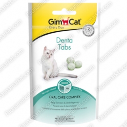Gimcat Every Day Denta таблетки с целлюлозой -  Лакомства для кошек -   Вкус: Морские водоросли  