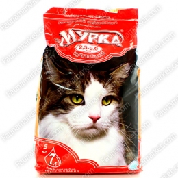 Мурка Червона (крупна) мінеральний наповнювач котячий з ароматом -  Мурка наповнювач для котячого туалету 