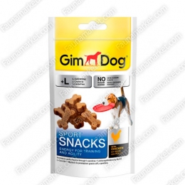 Gimdog Sportsnacks дресирувальні ласощі з куркою і L-карнітином -  Ласощі для собак - Gimpet     