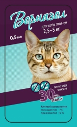 Вормазол - капли для кошек от блох клещей и гельминтов - Средства и таблетки от глистов для котов