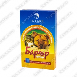 Барьер-супер Капли для собак и кошек -  Средства от блох и клещей для собак -   Действующее вещество: Фипронил  