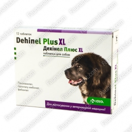 Дехінел плюс XL №12 КРКА Словаччина - Засоби та таблетки від глистів для собак