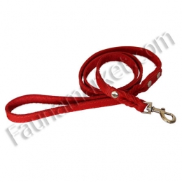 Поводок для собак заплет строченный (красный) -  Поводок для маленьких собак Franty   