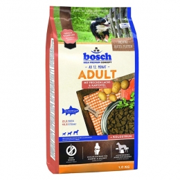 Bosch (Бош) Adult-Salmon & Potato корм для собак -  Bosch (Бош) сухий корм для собак 