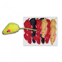 Миша кольорова М002С Unizoo -  Іграшки для кішок - UniZoo     