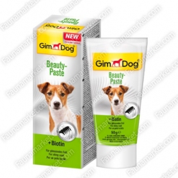 Gimdog Beauty паста с биотином -  Витамины для шерсти - Gimpet     
