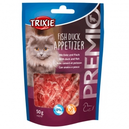 Fish Duck Appetizer шматочки з качкою і рибою для котів Trixie 42747 -  Ласощі для кішок -   Смак Качка  