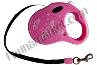 Рулетка для собак Уни 800 FD. Цвета: розовая, голубая 3 м - Рулетки для собак