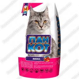 Пан-Кот сухий корм для котів Мікс -  Сухий корм Пан Кот для котів 