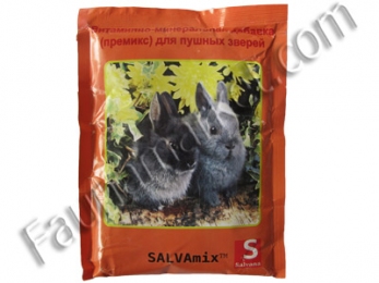 Salva Mix Премикс для пушных животных, 0,4 кг, Германия - Витамины для сельскохозяйственных животных