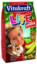 Корм для кроликов с бананом Life Power. Витакрафт - 