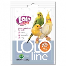 Вітаміни для птахів мушлі з крейдою Lolo Pets - Вітаміни для папуг та інших птахів