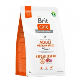 Brit Care Dog Hypoallergenic Adult Medium Breed Гипоаллергенный корм для собак средних пород с ягненком - Диетический лечебный корм для собак