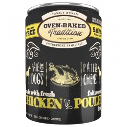 Oven-Baked Tradition Влажный корм – паштет для собак со свежим мясом курятины 354 г -  Влажный корм для собак -   Вес консервов: До 500 г  