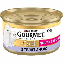 АКЦІЯ Gourmet Gold вологий корм паштет з телятиною для кошенят 85 гр - Similar products