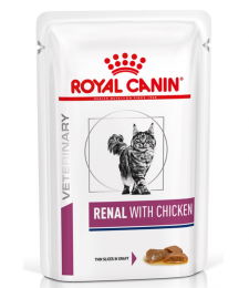 Влажный корм Royal Canin Renal Chicken для кошек с почечной недостаточностью, с курицей, 100 г - Similar products