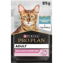 Purina Pro Plan влажный корм для кошек с чувствительным пищеварением с океанической рыбой 85 г - Similar products