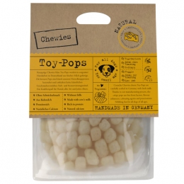 Лакомство Chewies Toy-Pops Сырные шарики для собак хрустящие сушеные (100% натуральное молоко без лактозы) 30 г -  Лакомства для собак -   Ингредиент: Сыр  