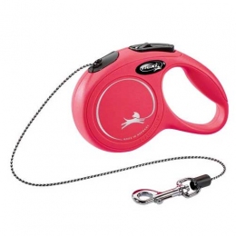 Рулетка для собак Flexi New Classic S -5м до 12кг (трос) - Рулетки для собак