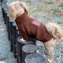 Кофта Винни на овчине (мальчик) -  Демисезонная одежда для собак 