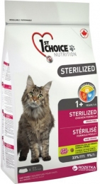 1st Choice Sterilized Chicken сухой корм для стерилизованных кошек -  Сухой корм для кошек -   Ингредиент: Курица  