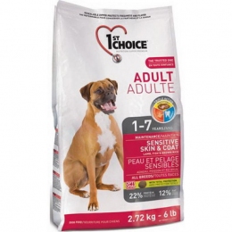 1st Choice Adult Dog Sensitive с ягненком и рыбой -  Сухой корм для собак 1st Choice     