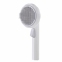 Brush cleans wool пуходерка с кнопкой круглая серо-белая 19*8*7 см