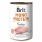 Brit Mono Protein Turkey вологий корм для собак з індичкою 400г